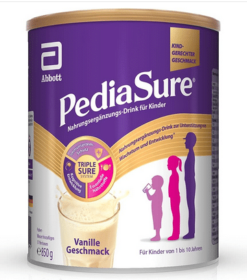 Pediasure Shake Vanille Nahrungsergänzungsmittel für Kinder, Shake mit 27 Vitaminen und Mineralien und Protein für Kinder ab 1 Jahr
