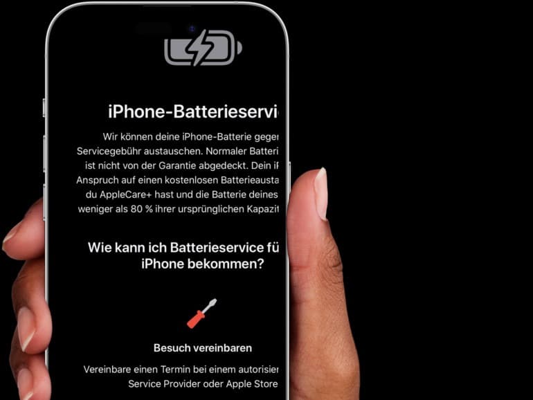 Apple iphone akku tauschen kosten 2024 von 15,99 € auf 99,99 €